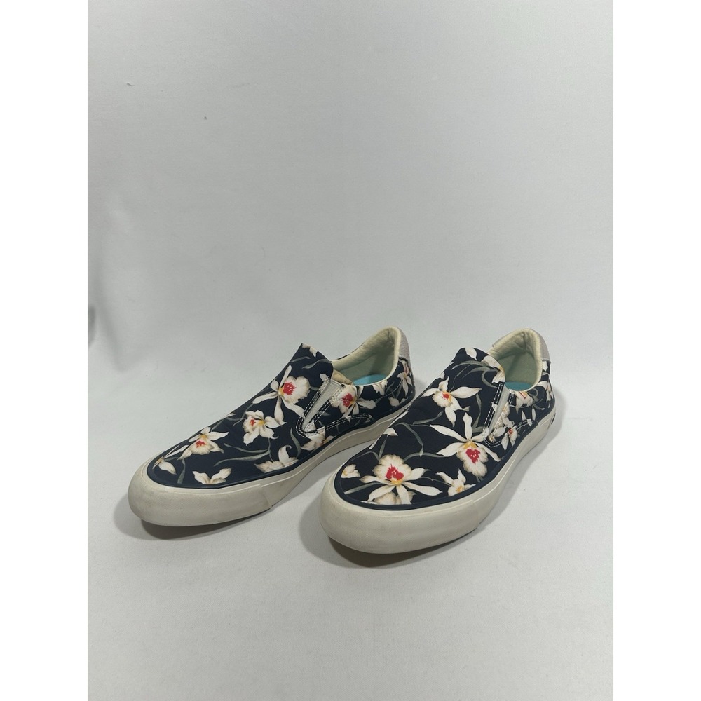 SeaVees Hawthorne Women s Slip On Shoes 8 5 Floral Twill